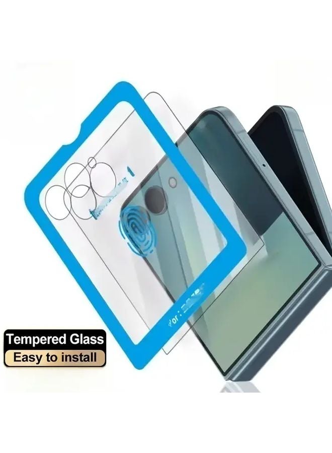 Samsung Galaxy Z Flip 6 Screen Protector Tempered Glass Film - Image 1